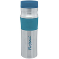 16 Oz. Aqua Milo Stainless Steel Tumbler